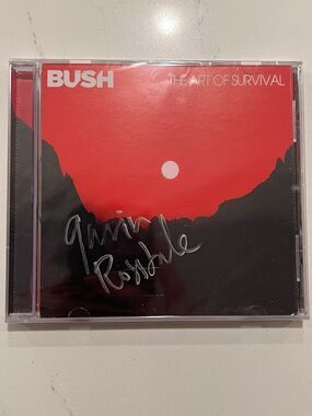Gavin Rossdale signed BUSH The Art of Survival CD AUTOGRAPHED Auto Silver marker